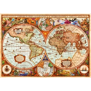 Bluebird 70329 - Vintage Map - 1000 db-os puzzle