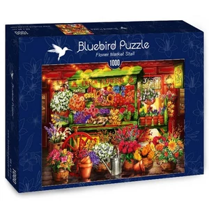 Bluebird 70333 - Flower Market Stall - 1000 db-os puzzle