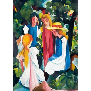 Bluebird Art by 60082 - August Macke - Four Girls, 1913 -  1000 db-os puzzle