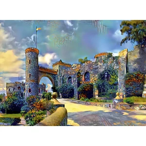 Bluebird 1000 db-os puzzle - Castillo de Santa Cecilia Guanajuato - Mexico (90287)