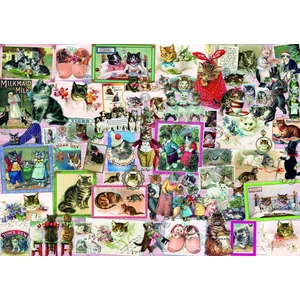 Bluebird 70471 - Cats - 1500 db-os puzzle