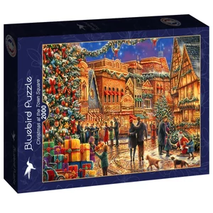 Bluebird 90566 - Christmas at the Town Square - 2000 db-os puzzle