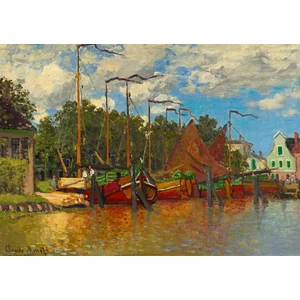 Bluebird Art by 60031 - Claude Monet - Boats at Zaandam, 1871 - 1000 db-os puzzle