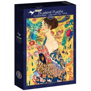 Bluebird 60343 - Gustave Klimt - Hölgy legyezővel 1918 - 1000 db-os Art by puzzle