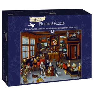 Bluebird Art by 60077 - Hieronymus Francken - The Archdukes Albert and Isabella Visiting a Collector's Cabinet - 1000 db-os puzzle