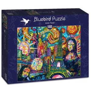 Bluebird 70496 - Iconic Travel - 1000 db-os puzzle
