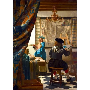 Bluebird Art by 60083 - Johannes Vermeer - Art of Painting, 1668 - 1000 db-os puzzle