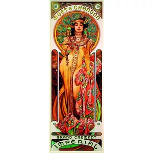 Bluebird Art by 60094 - Mucha - Moët & Chandon-Grand Crémant Impérial, 1899 -  1000 db-os puzzle