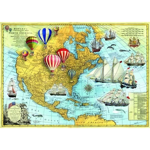 Bluebird 70486 - North America - 1500 db-os puzzle