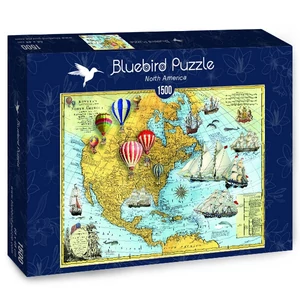 Bluebird 70486 - North America - 1500 db-os puzzle