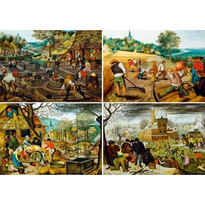 Bluebird Art by 60020 - Pieter Brueghel the Younger - The Four Seasons - 1000 db-os puzzle