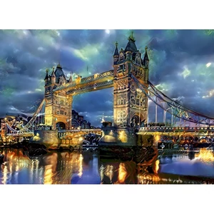 Bluebird 1000 db-os puzzle - Tower Bridge  England (90293)