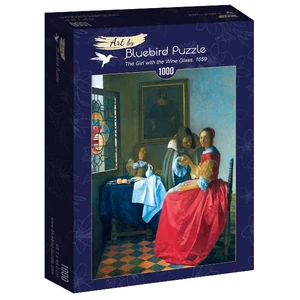 Bluebird Art by 60067 - Vermeer- The Girl with the Wine Glass, 1659 - 1000 db-os puzzle