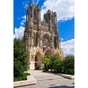 Bluebird 1000 db-os puzzle - Vue sur la Cathédrale de Reims (90495)