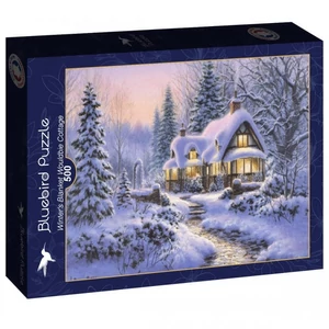 Bluebird 90109 - Winter's Blanket Wouldbie Cottage - 500 db-os puzzle