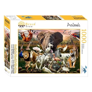 Brain Tree 2102037 - Animals - 1000 db-os puzzle