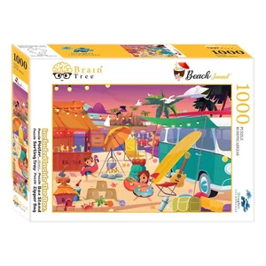 Brain Tree 2102111 - Beach Sunset - 1000 db-os puzzle