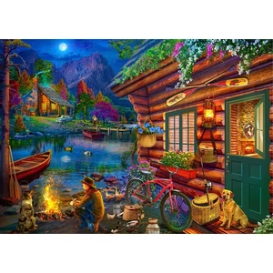 Brain Tree 2102140 - Camping - 1000 db-os puzzle