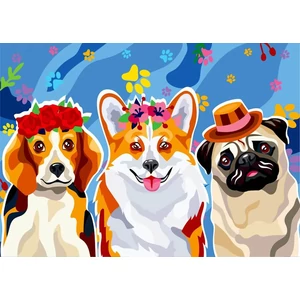 Brain Tree 2102097 - Dogs Family - 1000 db-os puzzle