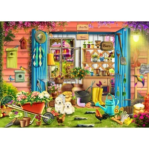 Brain Tree 2102122 - Flower barn - 1000 db-os puzzle