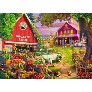 Brain Tree 2102073 - Organic Farm - 1000 db-os puzzle