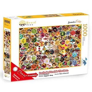 Brain Tree 2102146 - Seamless fruits - 1000 db-os puzzle