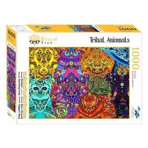 Brain Tree 2101003 - Tribal Animals - 1000 db-os puzzle