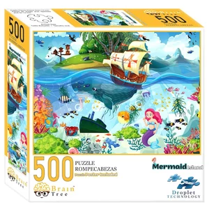 Brain Tree 2202011 - Mermaid Island  - 500 db-os puzzle