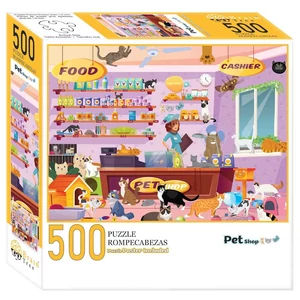 Brain Tree 2202009 - Petshop  - 500 db-os puzzle