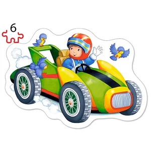 Castorland B-005055 - Sziluett puzzle - Érdekes szakmák - 3,4,6,9 db-os puzzle