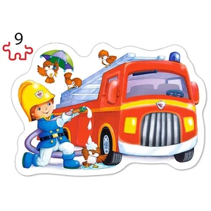 Castorland B-005055 - Sziluett puzzle - Érdekes szakmák - 3,4,6,9 db-os puzzle