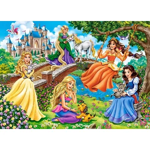 Castorland B-018383 - Hercegnők a kertben - 180 db-os puzzle