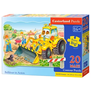 Castorland C-02139 - Munkában a buldózer - 20 db-os Maxi puzzle