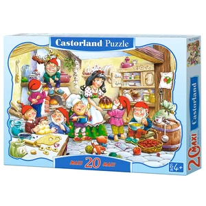 Castorland C-02207 - Hófehérke és a hét törpe - 20 db-os Maxi puzzle