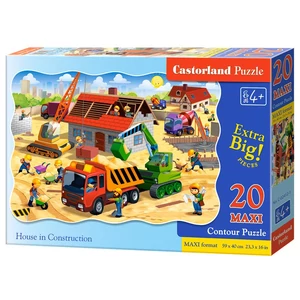 Castorland C-02412 - Házépítés - 20 db-os Maxi puzzle