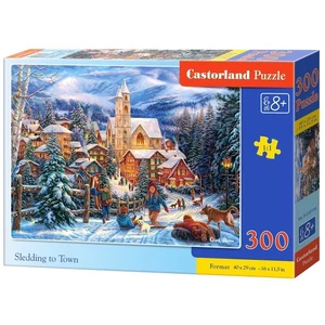 Castorland B-030194 - Szánkózás - 300 db-os puzzle