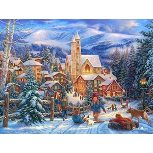 Castorland B-030194 - Szánkózás - 300 db-os puzzle