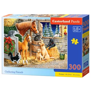 Castorland B-030255 - Barátok a pajtában - 300 db-os puzzle