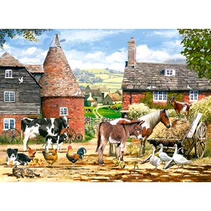 Castorland B-030279 - Állatok a farmon - 300 db-os puzzle