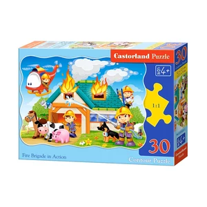 Castorland B-03525 - Tűzoltók akcióban - 30 db-os puzzle