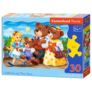 Castorland B-03716 - Aranyfürt és a három medve - 30 db-os puzzle