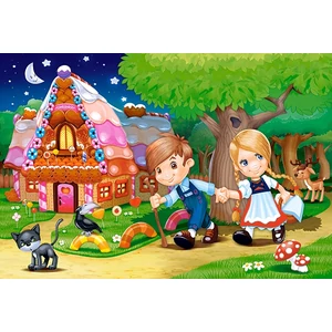Castorland B-041008 - Gyönyörű tündérmesék - 4 az 1-ben (8, 12, 15, 20 db-os) puzzle