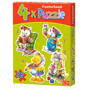 Castorland B-04225 - Sziluett puzzle - Szabadidő - 4,5,6,7 db-os puzzle