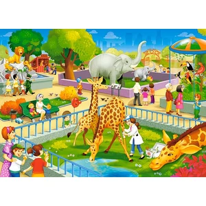 Castorland B-066155 - Az állatkertben - 60 db-os puzzle