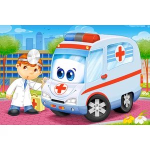 Castorland C-08521-BP - Járművek - 54 db-os Mini puzzle
