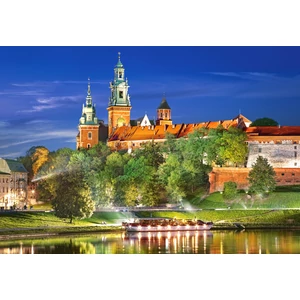 Castorland C-103027 - Királyi palota éjjel - Wawel, Lengyelország - 1000 db-os puzzle