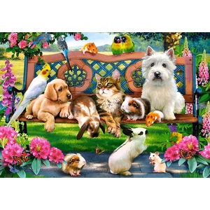 Castorland C-104406 - Kis kedvencek a parkban - 1000 db-os puzzle