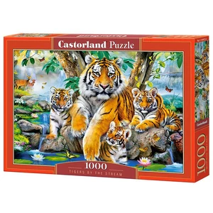 Castorland C-104413 - Tigrisek a forrásnál - 1000 db-os puzzle