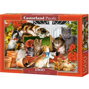 Castorland C-151639 - Játékos cicák - 1500 db-os puzzle