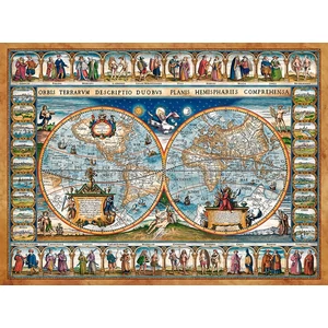 Castorland C-200733 - Világtérkép, 1639 - 2000 db-os puzzle